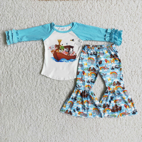 6 A10-30 baby girl winter flared pants set-promotion 2024.9.21 $2.99