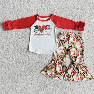 6 A13-5 baby girl clothes santa claus peace christmas outfits-promotion 2023.11.11