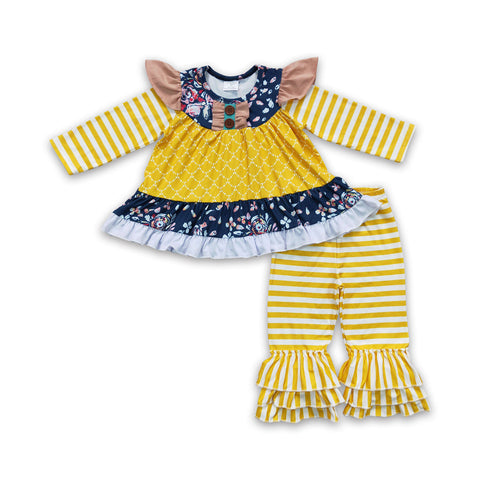 6 A20-11 baby girl clothes yellow winter outfits--promotion 2024.10.19 $2.99