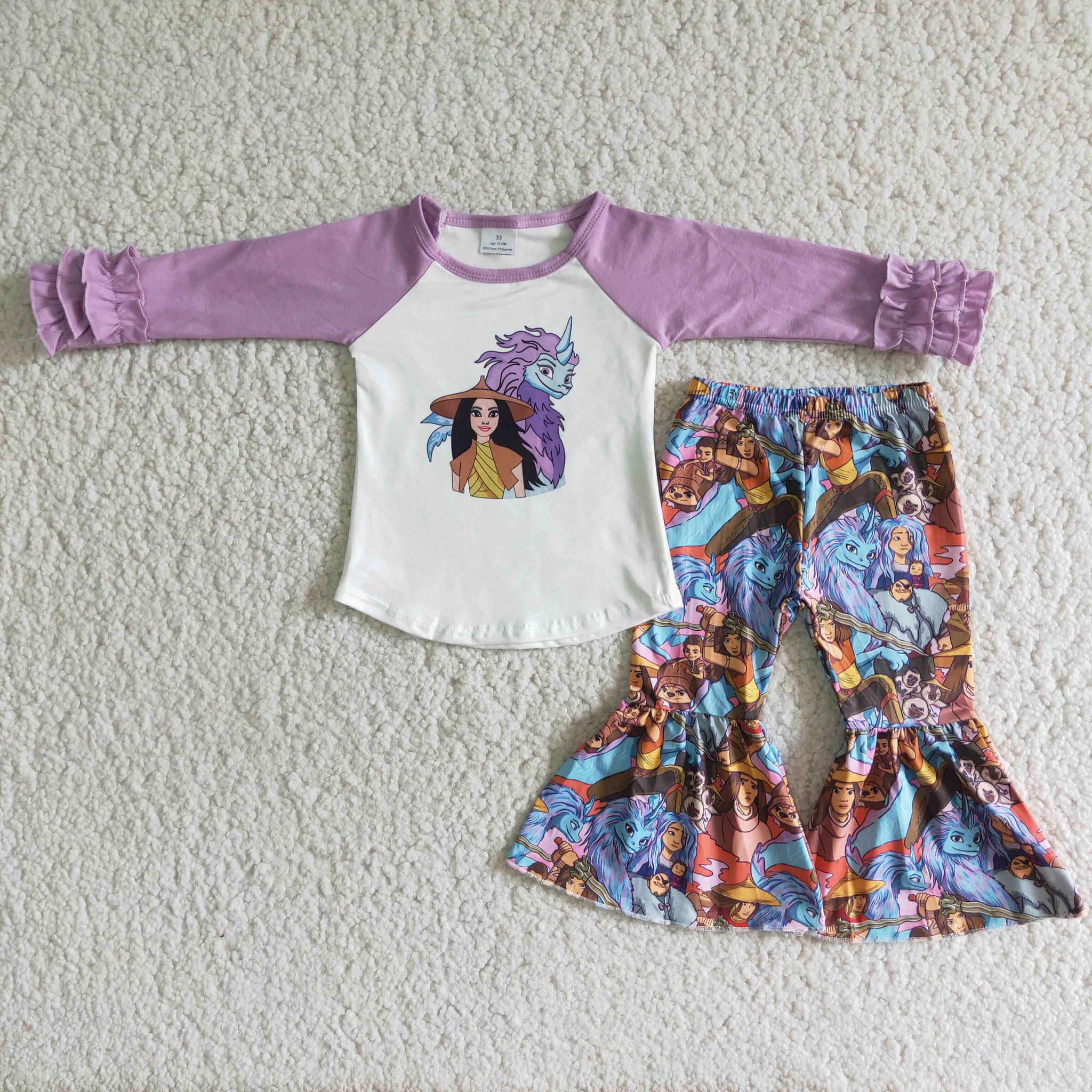 6 B3-17 baby girl clothes purple girl winter outfit--promotion 2024.12.28 $2.99