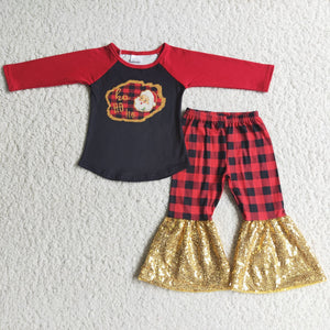 6 C9-5 baby girl clothes santa claus girl christmas outfit--promotion 2024.11.23 $2.99