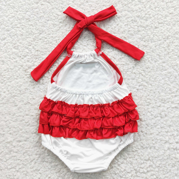 SR0327 baby girl clothes baseball summer bubble