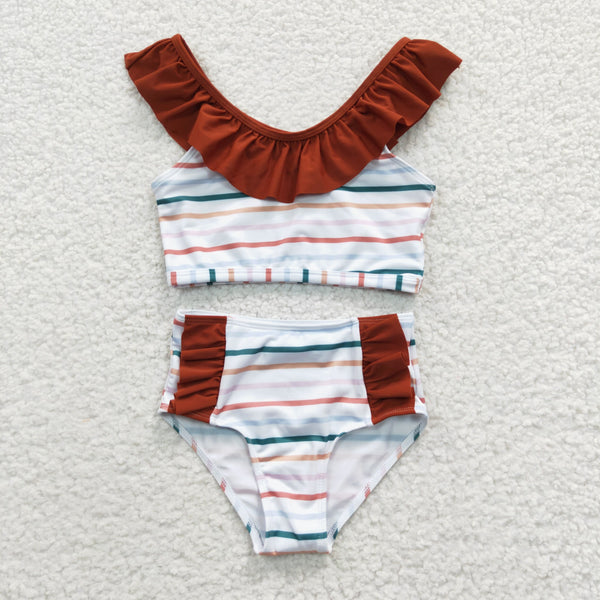 S0082 kids clothes girls swimsuit girl summer swimwear