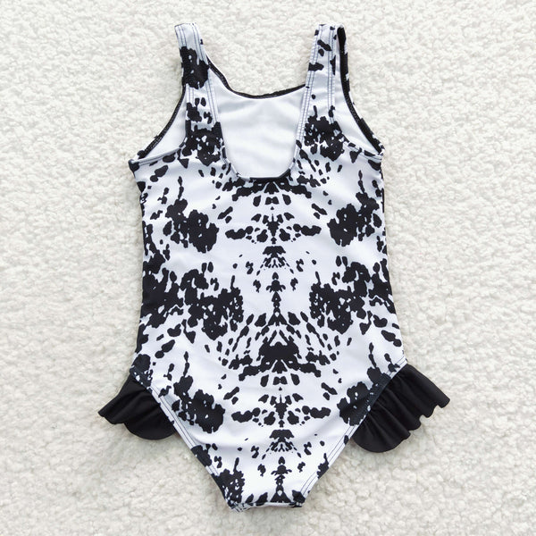 S0124 toddler girl clothes swimsuit summer swimwear
