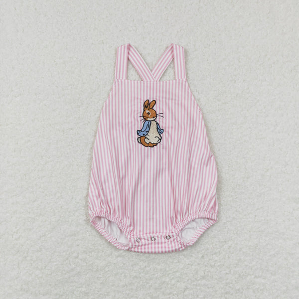 SR0462 baby girl clothes embroidery girl easter bubble