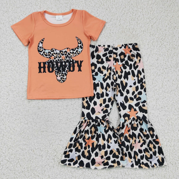 GSPO0305 baby girl clothes howdy fall spring outfits