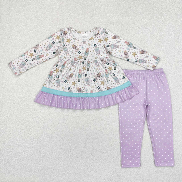 GLP1986 RTS  toddler girl clothes soldiers girl christmas winter  set