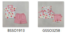 RTS Matching clothing kids apple print clothing baby back to school summer clothing-2026.4.30