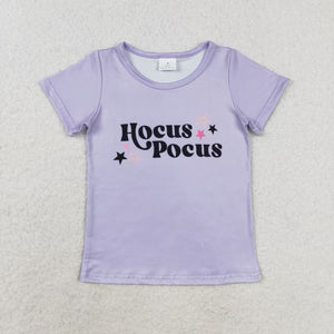 GT0667 RTS toddler girl clothes hocus pocus girl halloween top