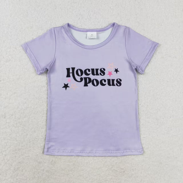 GT0667 RTS toddler girl clothes hocus pocus girl halloween top