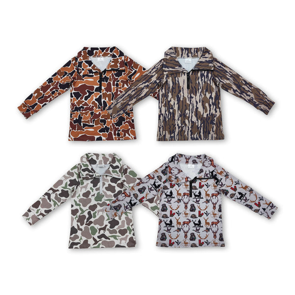 BT0955 RTS Boy winter pollover camo hunting season winter clothes