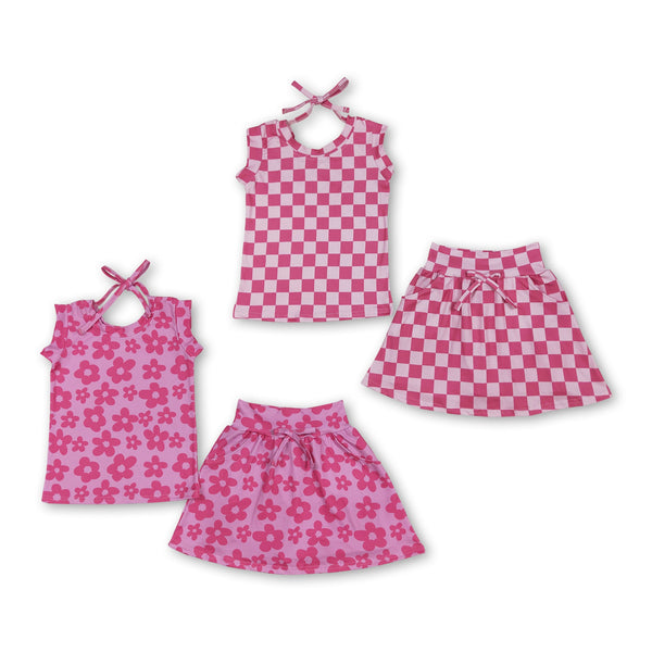 RTS baby clothes baby summer set pink baby summer shorts set-2025.7.2