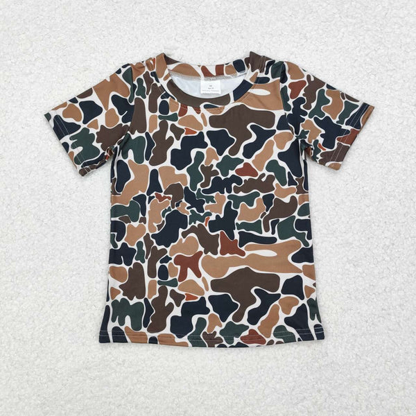 BT0905 RTS  toddler boy clothes camouflage boy summer  top shirt tshirt