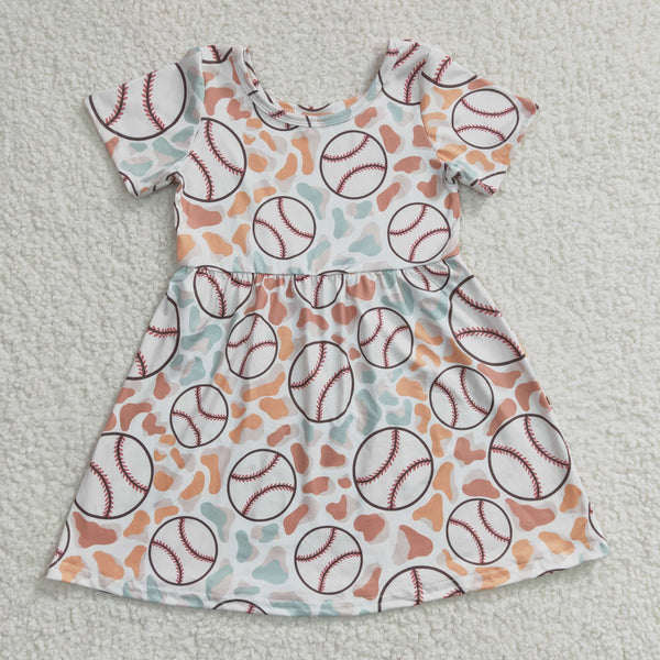 GSD0249 kids clothes girls summer dress baseball clothes-promotion 2025.5.10 $5.5