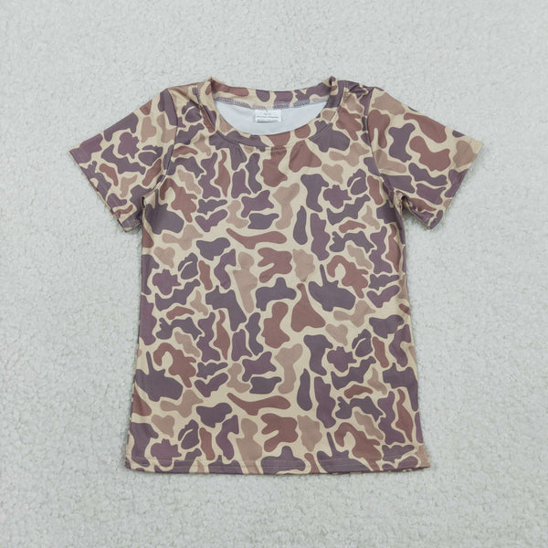 BT1714 RTS toddler boy clothes camo hunting clothes boy  summer top Tshirt