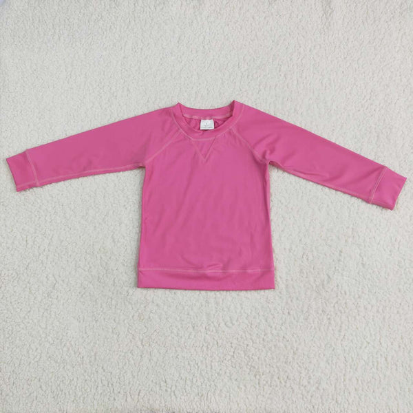 GT0968 RTS girl clothes pink girl top shirt yoga clothes atheletic clothes