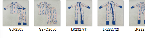 RTS kids matching clothing blue florals print clothing girl winter clothing-2025.7.22