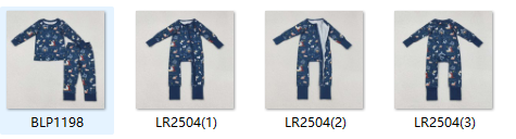 RTS kids matching clothing cartoon print clothing boy christmas winter clothing-2025.9.8