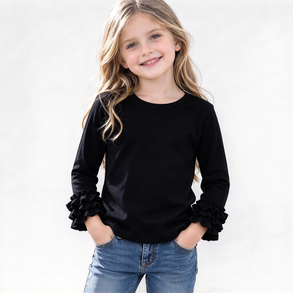 RTS toddler clothes matching clothing solid color top kids winter clothing-2026.10.7 1