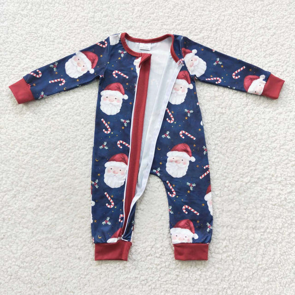 LR0498 baby clothes zipper winter romper