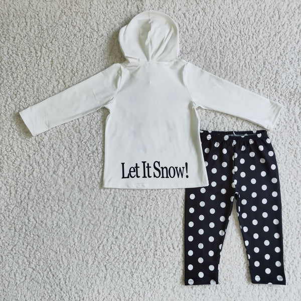 GLP0293 kids clothes boys snowman hoodies outfits