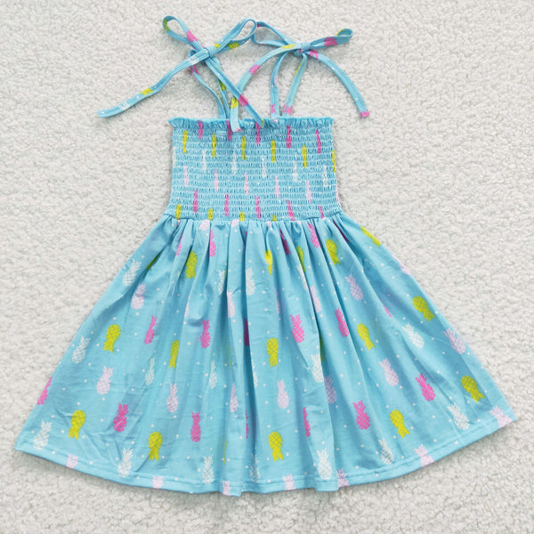 GSD0350 baby girl clothes 100% cotton girl summer dress-promotion 2025.6.21 $5.5