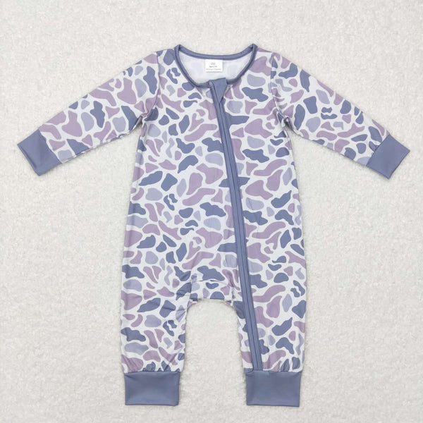LR0819 RTS baby boy clothes camouflage boy winter romper