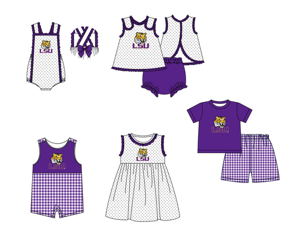 Produce order MOQ:5pcs each design  kids state summer clothing set matching clothes 801
