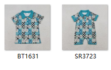 RTS kids matching clothing cowboy print clothing boy summer clothing-2026.1.19