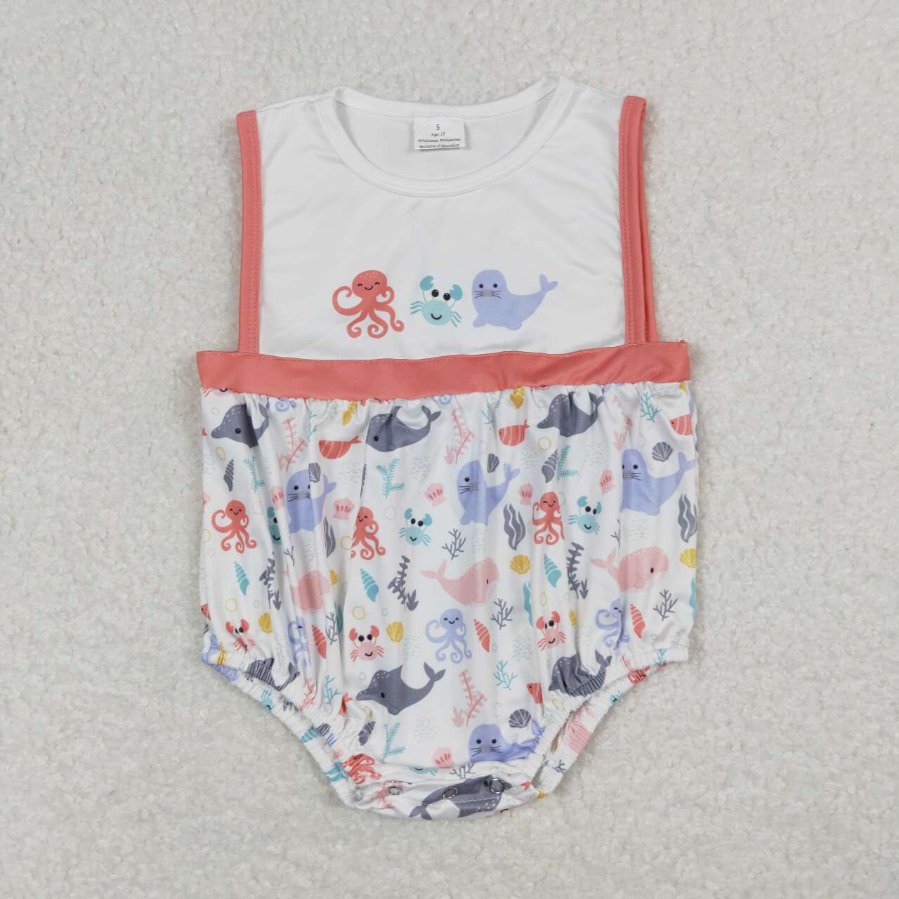 SR1188 RTS baby boy clothes sea animal toddler boy summer bubble (print svg)