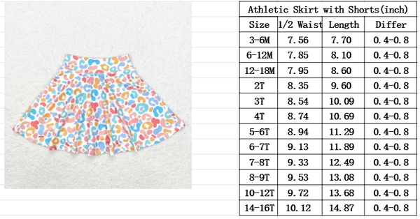 GLK0127 RTS baby girls clothes hunting camo girl yoga shots skirt