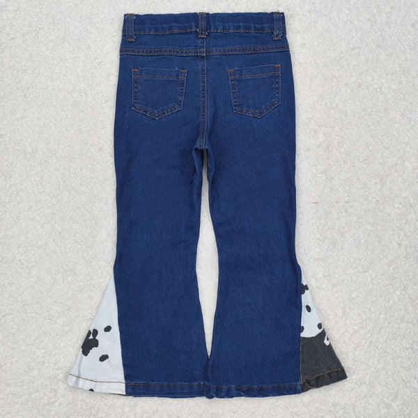 P0304 RTS kids clothes girls bell bottom jeans flare pant