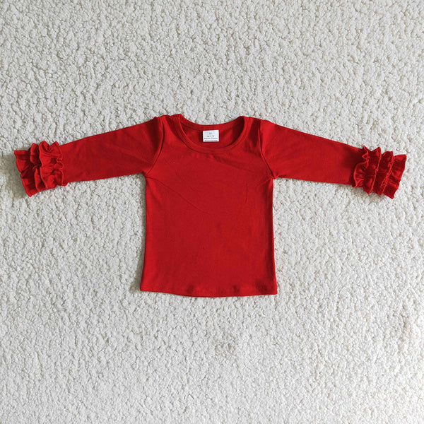 RTS toddler clothes matching clothing solid color top kids winter clothing-2025.9.8