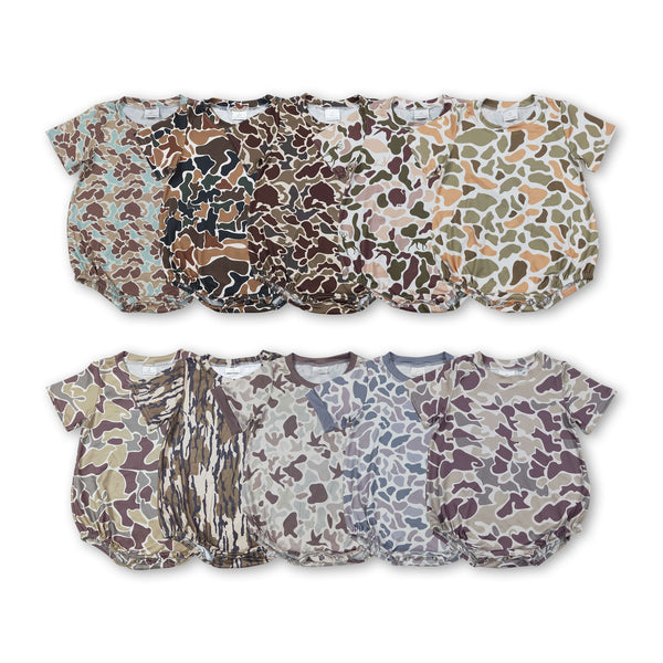 RTS kids matching clothing camo print clothing baby boy winter bubble-2025.12.9