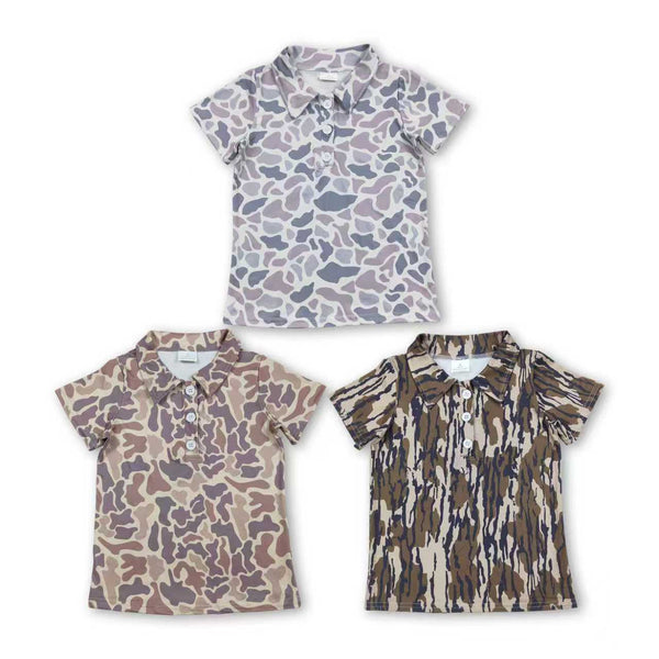 RTS matching clothing toddler clothes camo print boy summer clothing-2026.2.6