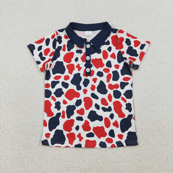 BT1657 RTS  toddler boy clothes camo print boy summer top Tshirt
