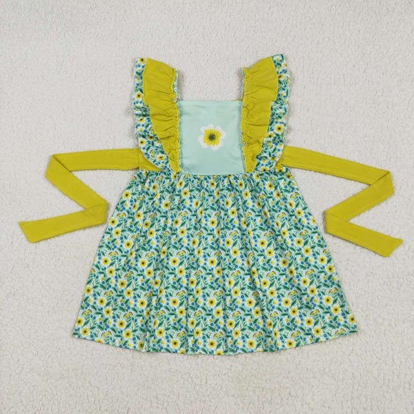 A6-21 RTS girl clothes floral girl summer dress-promotion 2025.4.26 $2.99