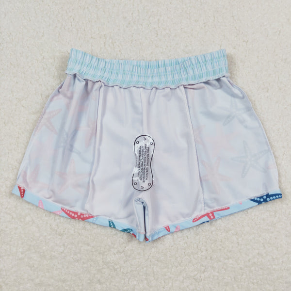 S0241 baby boy clothes starfish shell boy summer swim shorts