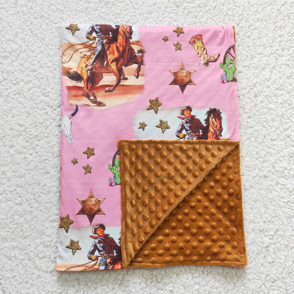 BL0035 baby blanket western blanket