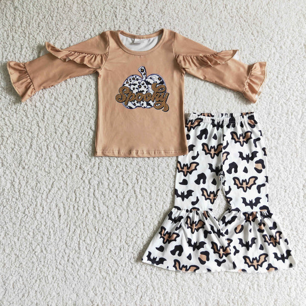 GLP0107 toddler clothes spooky pumpkin halloween fall clothes-promotion 2025.9.13 $5.5