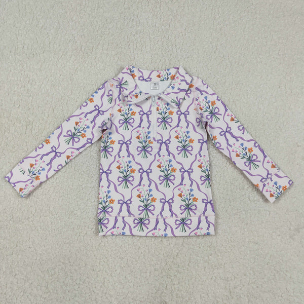RTS GLD1416 baby girl clothes bows print toddler girl  mardi gras  yoga skirt outfit
