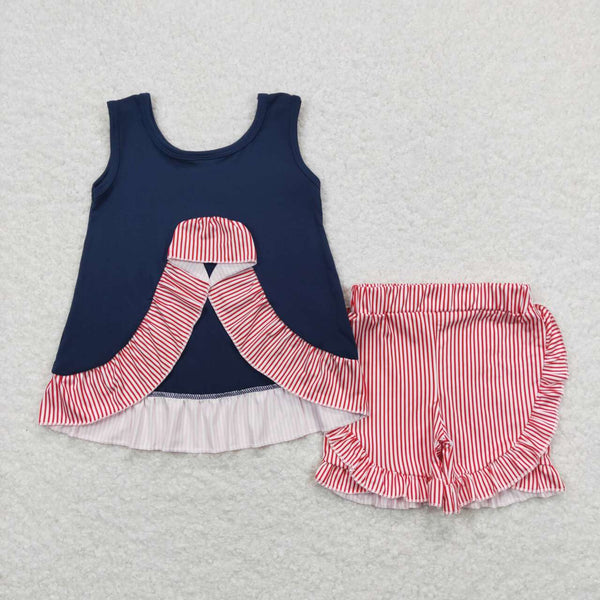 GSSO0405 baby girl clothes girl baseball outfit embroidery toddler baseball clothes