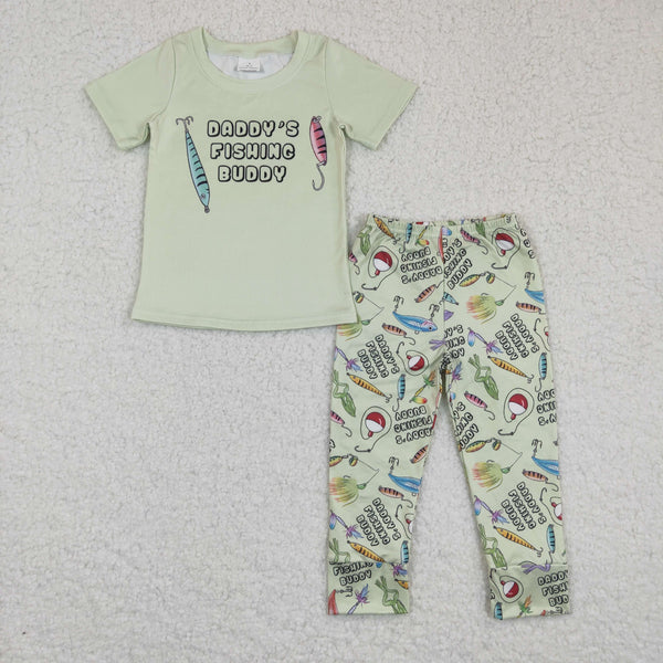 BSPO0038 baby boy clothes daddy's fishing fall spring outfits-promotion 2025.1.18 $5.5