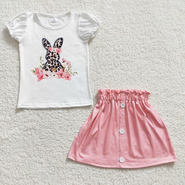 GSD0228 baby girl clothes skirt set easter outfits