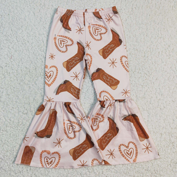 P0060 baby girl clothes bell bottom pant