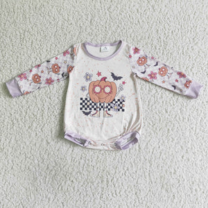 LR0083 toddler girl clothes halloween baby long sleeve bubble