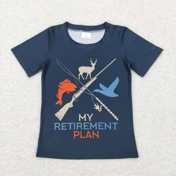 BT0416 toddler clothes fish  baby summer tshirt