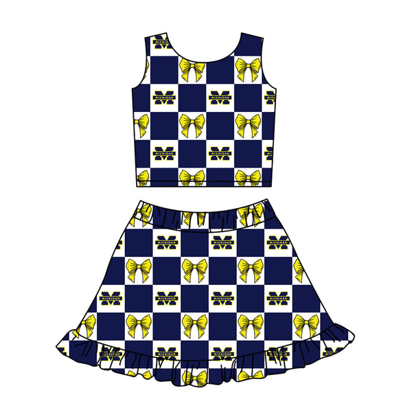 Produce order MOQ:5pcs each design  kids state summer clothing set matching clothes 1 sports clothes