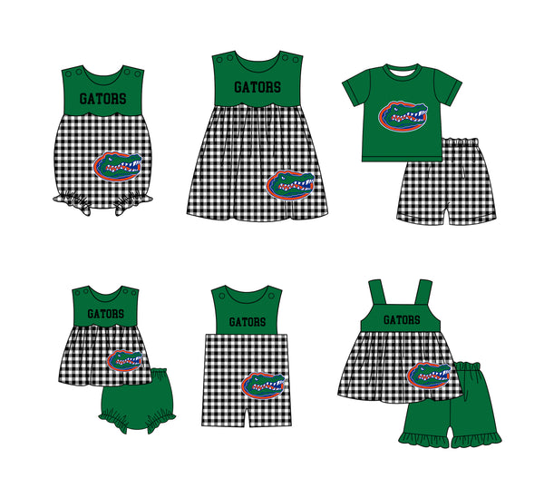 Produce order MOQ:5pcs each design  kids state summer clothing set matching clothes A106