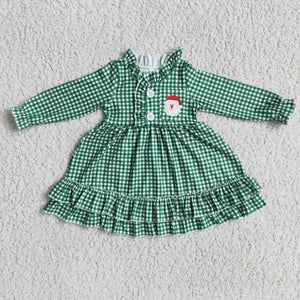 6 C10-7 toddler girl clothes girl christmas dress